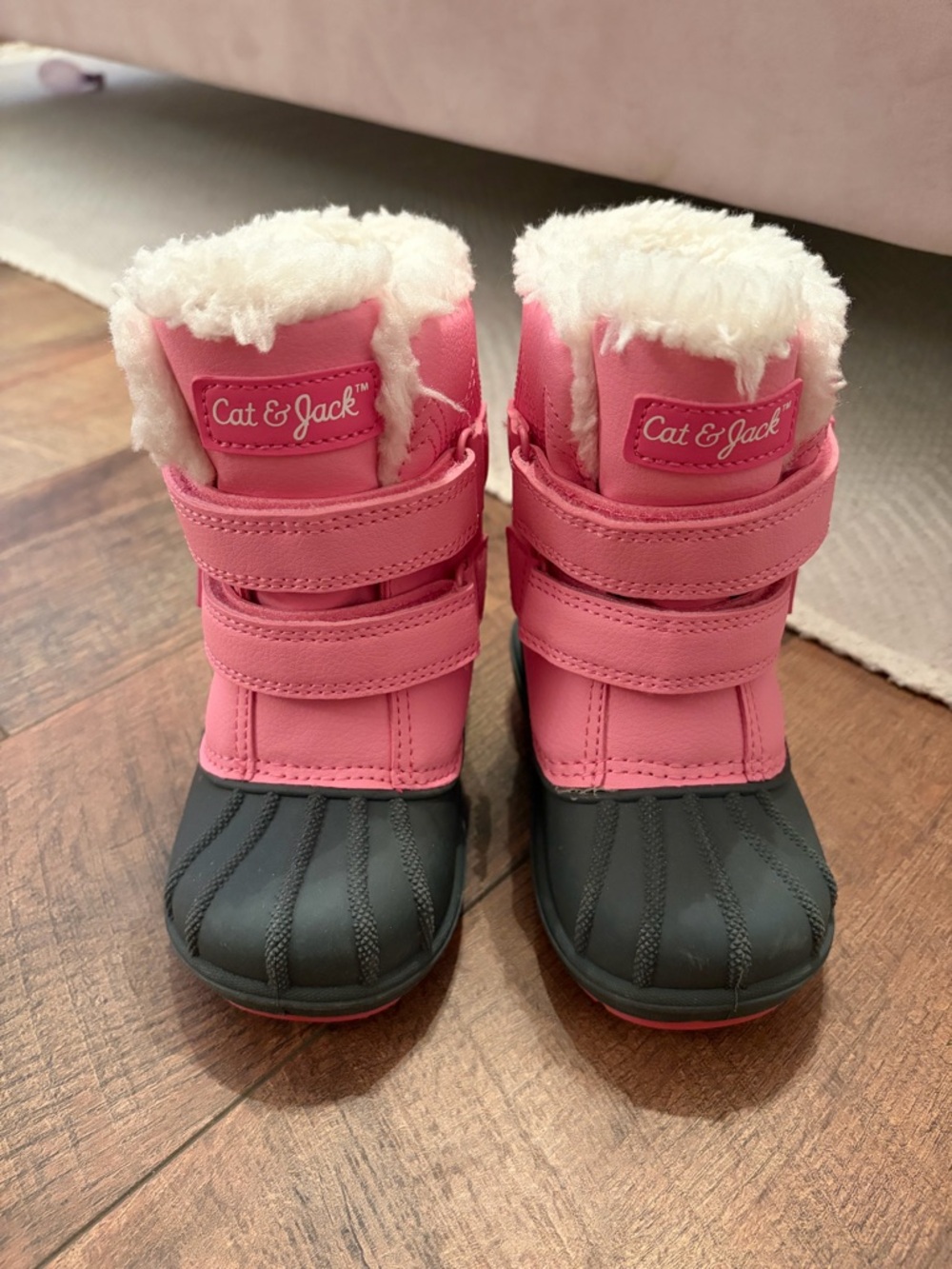 Pink Cat & Jack snow boots
